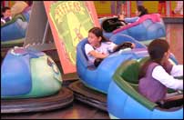 Flea circus rider
