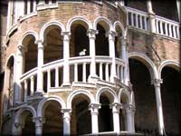 Marble spiral staircase